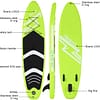 FLASH zöld 320 cm SUP minden tartozékkal