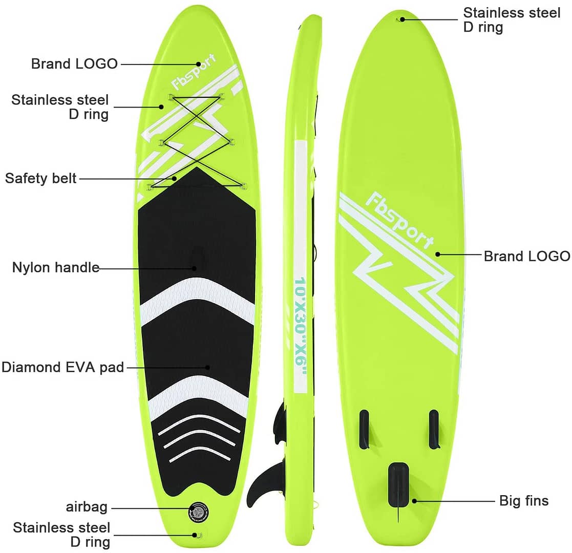 FLASH zöld 320 cm SUP minden tartozékkal